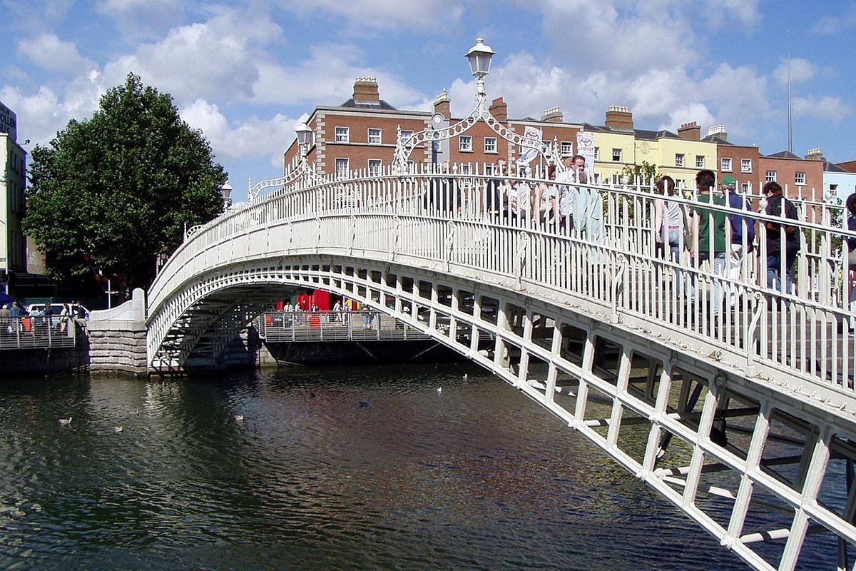 Ha'penny Bridge Dublín: el puente de Dublín