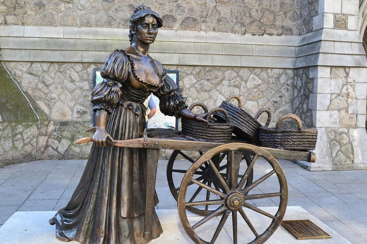 Estatua Molly Malone Dublín